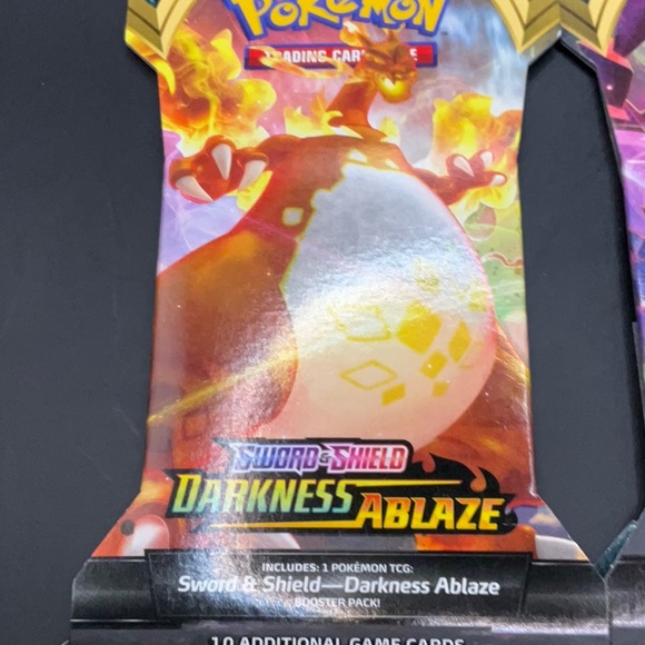 Pokemon TCG Darkness Ablaze Sleeved Booster Pack LOT OF 4 PACKS FACTORY SEALED - Picture 5 of 5